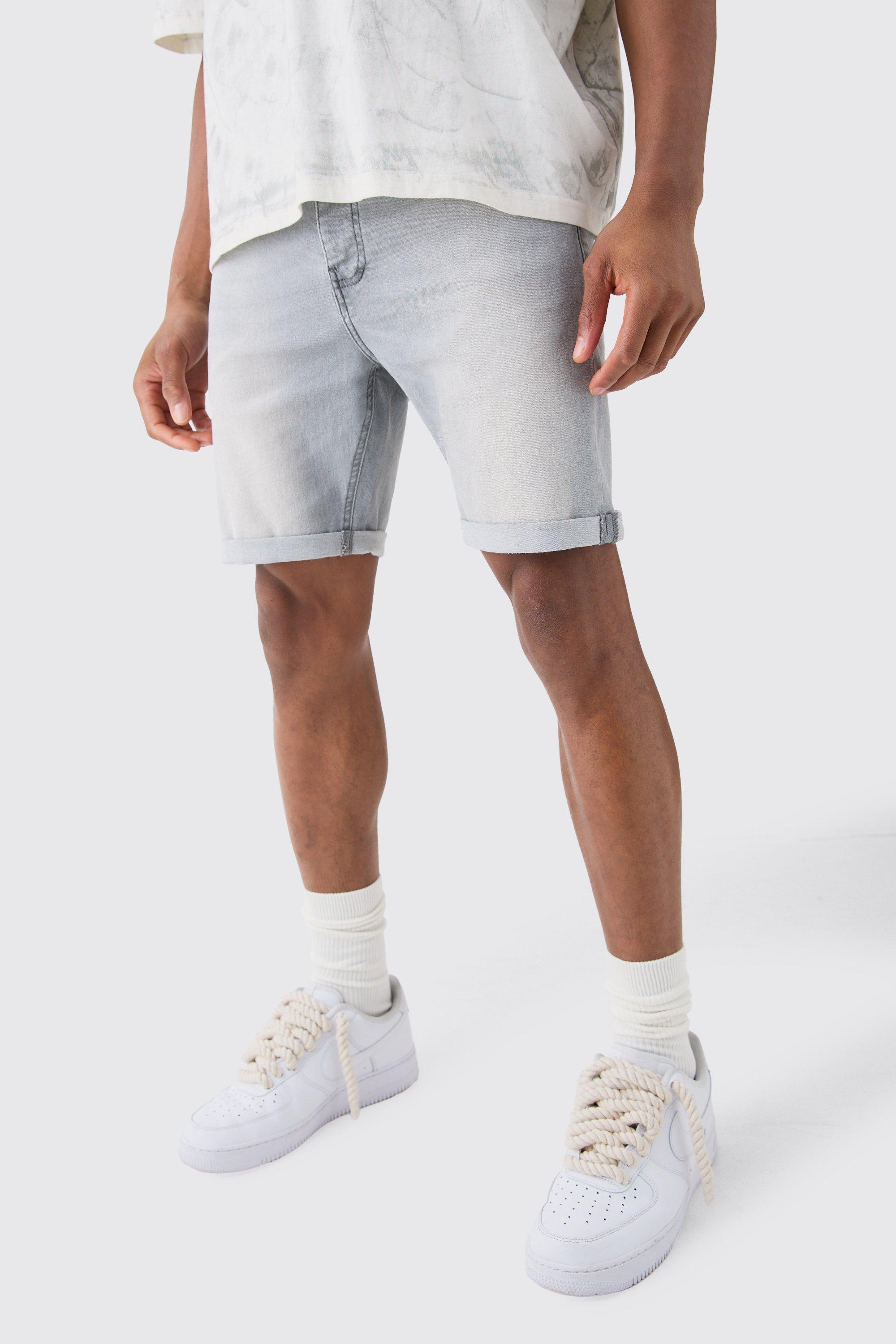 Boohooman hot sale denim shorts